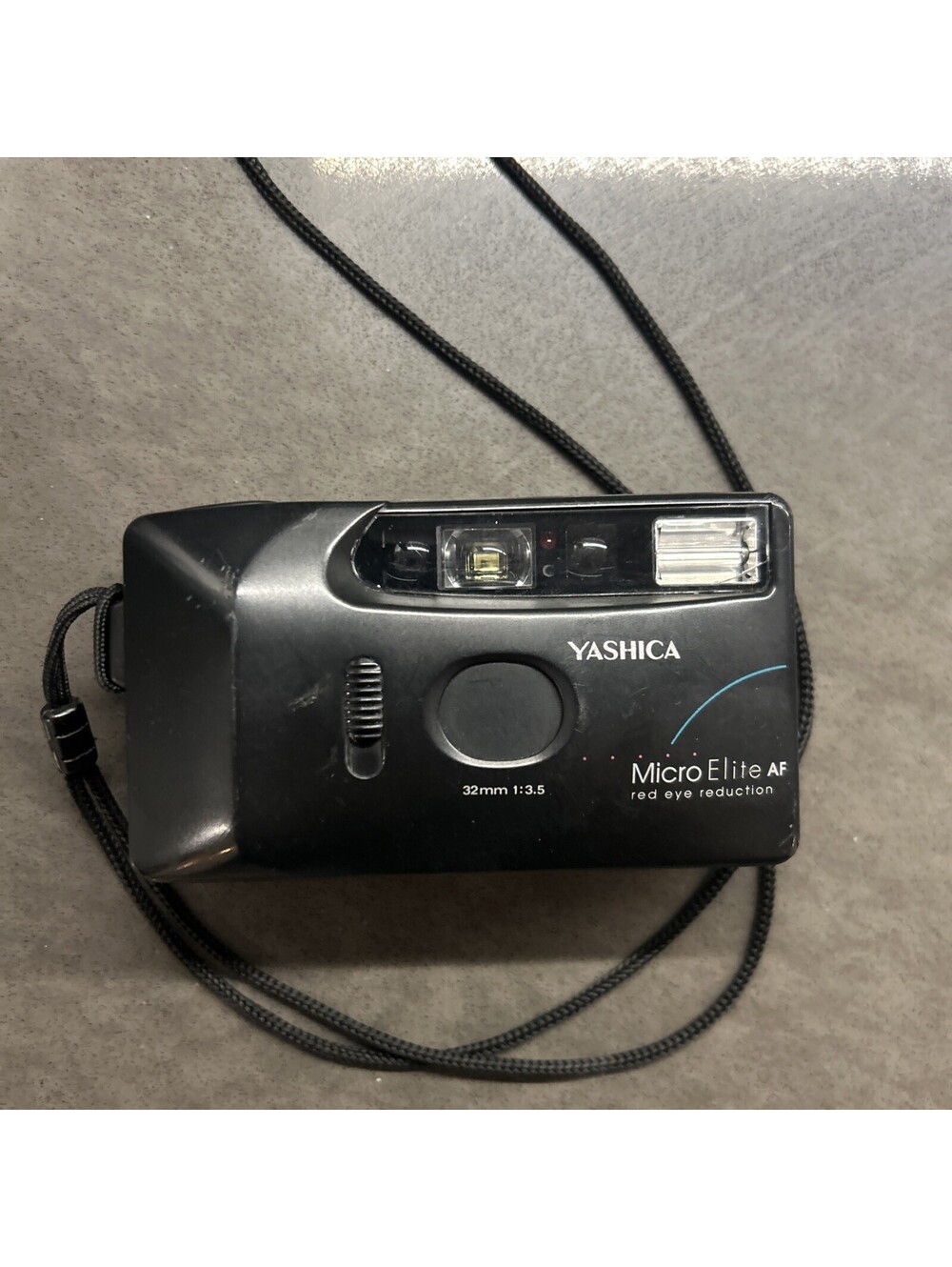 Yashica Kyocera Micro Elite AF 32mm f/3.5 Point & Shoot 35mm Film For Parts